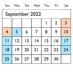 2022 Release Schedule - Adventures Unlimited - Ocoee White Water Rafting - September