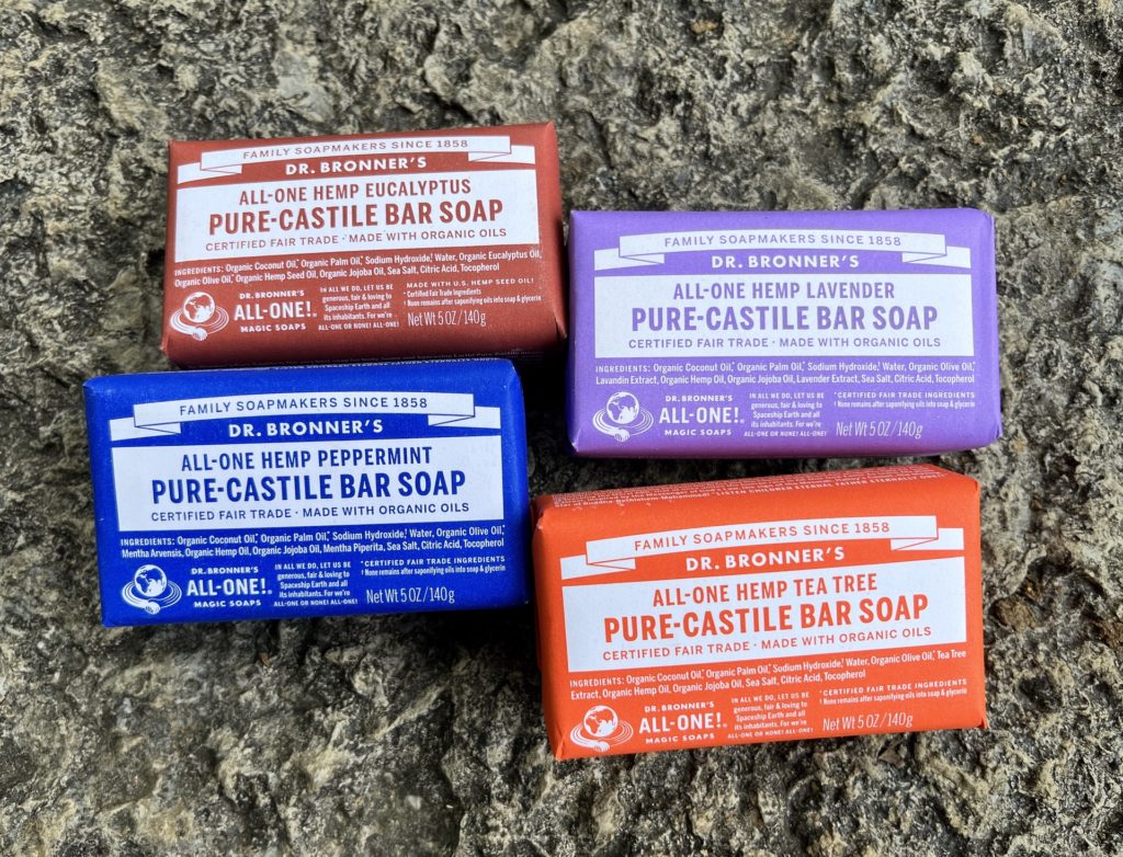 Dr. Bronner's Bar Soap Adventures Unlimited