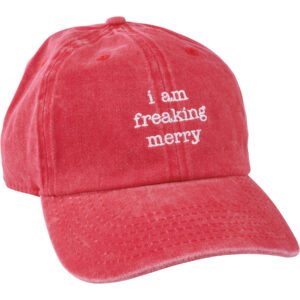 "i am freaking merry" Baseball Cap