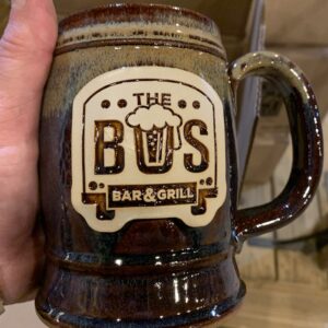 Handcrafted Double Barrel Beer Stein