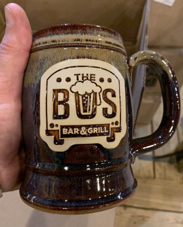 Handcrafted Double Barrel Beer Stein
