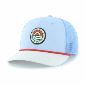 Waves Badge Structured Mid-Profile Mesh Back Hat