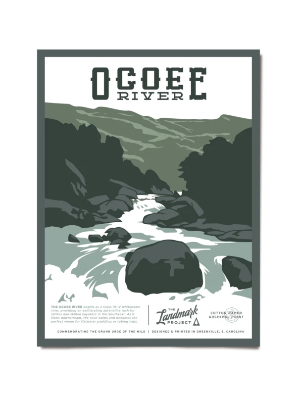 Landmark Ocoee River Poster