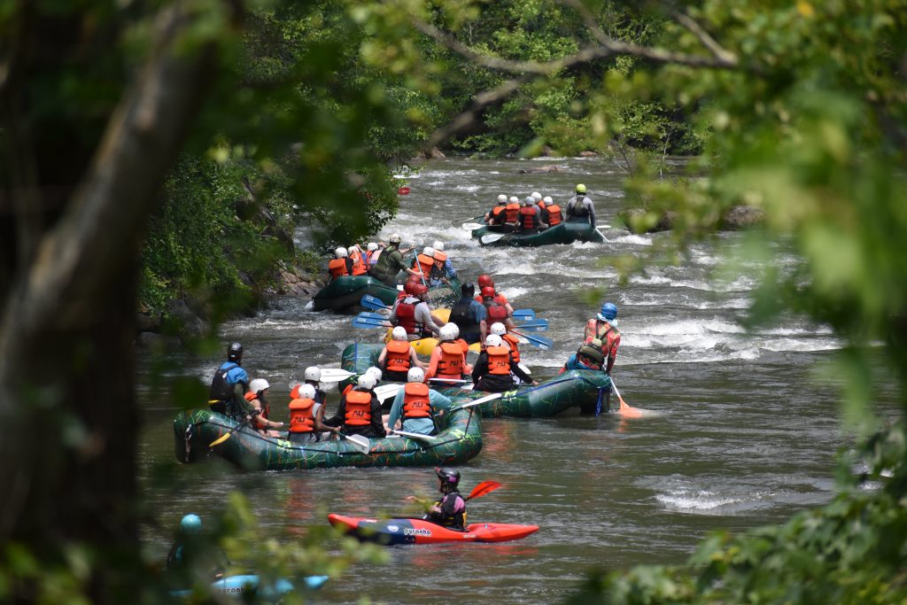 Rafting the ocoee river