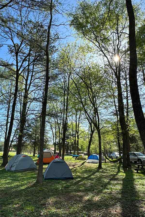Ocoee River Tent Camping