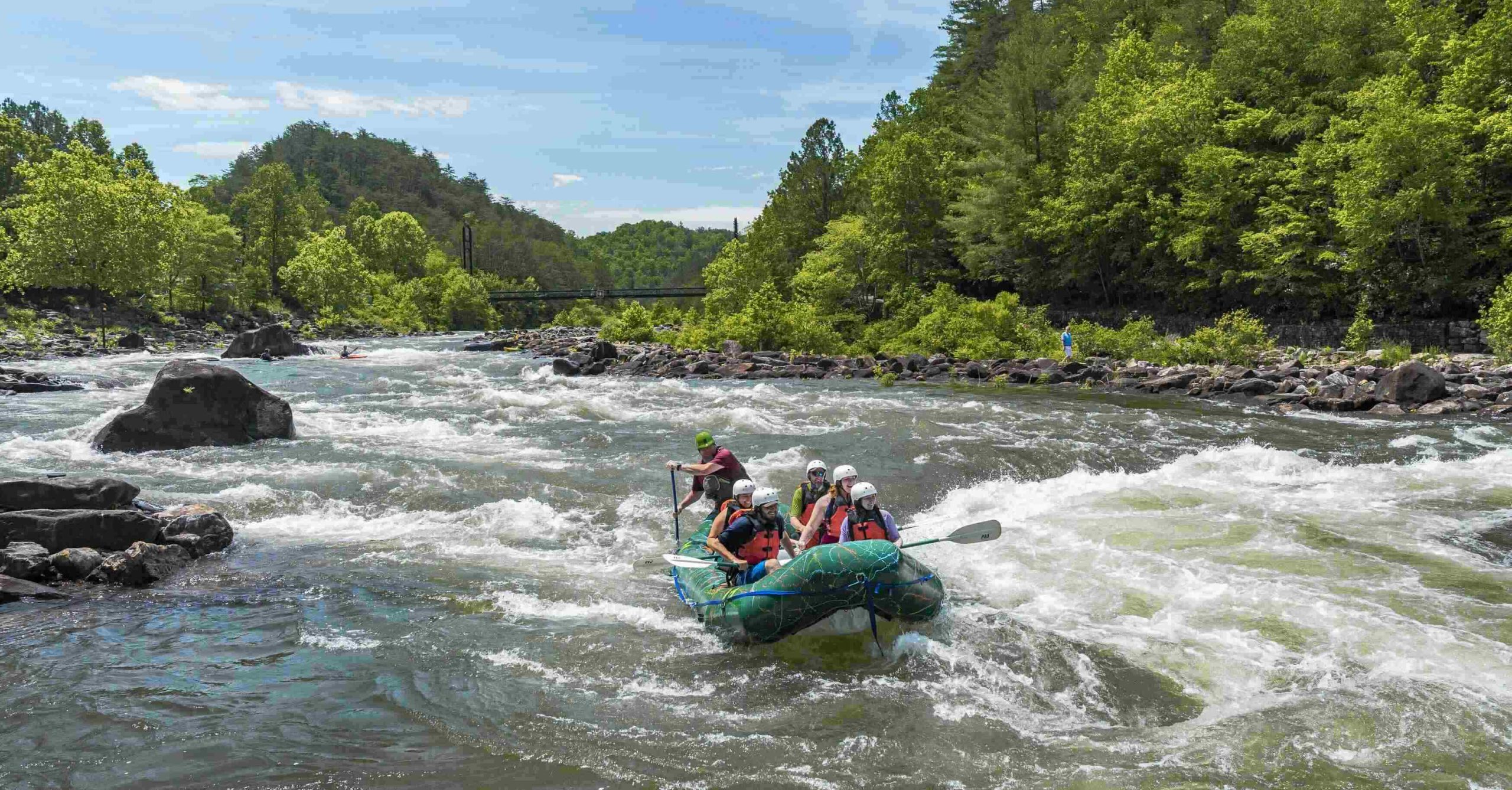 Raft the Olympic section of the Ocoee River